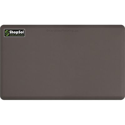 LDS1010656 image(0) - ShopSol Anti-Fatigue Mat Supreme 5' x 3' Gray 53SSGRY