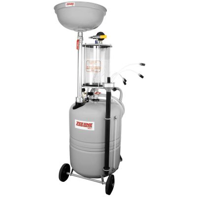 MILZE21CMB image(0) - Zeeline by Milton ZE21CMB - 21-Gallon Professional Grade Combination Oil Drain & Fluid Evacuator w/Measuring Bowl
