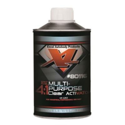XLB80116 image(0) - Excel Auto Body Products MULTI PURPOSE CLEAR ACTIVATOR - FAST 1/2PT