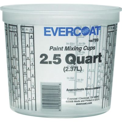 FIB789 image(0) - Fibre glass Evercoat 100789 Paint Mixing Cup, 2.5 qt