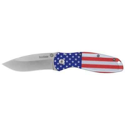 KER1670USA image(0) - KERSHAW BLUR - ALUM USA FLAG/SW