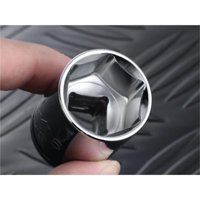 SKTSK01343 image(1) - S K Hand Tools 1/2" Drive, 11 Piece, 6 Point, Shallow, Metric Chrome Socket Set.  Packaged on a Rail