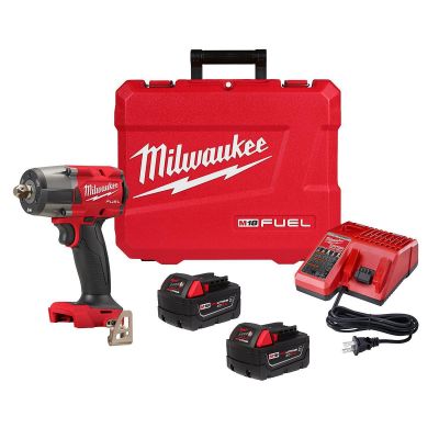 MLW2962P-22R image(1) - Milwaukee Tool M18 FUEL 1/2 " Mid-Torque Impact Wrench w/ Pin Detent Kit
