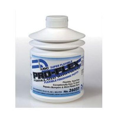 USC26037 image(0) - US Chemical PRO-FLEX 26037 Super Flexible Polyester Finishing Putty, 30 oz Pumptainer Bottle, Liquid