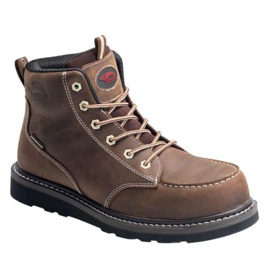 FSIA7509-10.5M image(0) - Avenger Work Boots Wedge - Men's Boots - Carbon Nano-Fiber Toe - IC|EH|SR - Brown/Black - Size: 10.5 - D - (Regular)