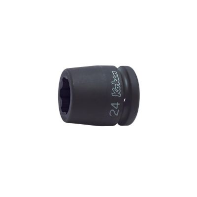 KKN16410M-19 image(0) - Ko-ken USA 16410M-19 3/4 Sq. Dr. Socket 19mm Surface Drive Length 50mm