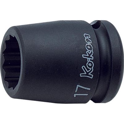 KKN14405M-32 image(0) - Ko-ken USA 14405M-32 1/2 Sq. Dr. Socket 32mm 12 point Length 42mm