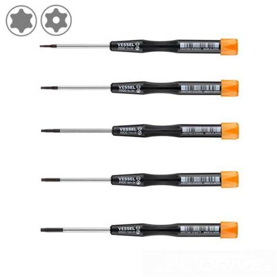 VES99005TXPBU image(0) - Vessel Tools Micro Screwdrivers Set (Torx 5pcs)