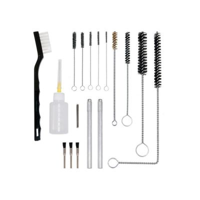 AES207 image(0) - AES Industries 207 21-Piece Ultimate Spray Gun Cleaning and Maintenance Kit, Plastic, Clear