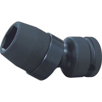 KKN14440M-22 image(0) - Ko-ken USA 14440M-22 1/2 Sq. Dr. Universal Socket 22mm 6 point Length 73.5mm