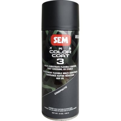 SEM85303 image(0) - SEM Paints Color Coat 3 Graphite 16 oz Aerosol