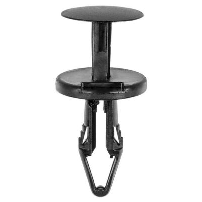 AVC20989 image(0) - AUVECO 20989 Push-Type with Closed End Air Dam and Grille Retainer, 18 mm Dia Head x 22 mm L Stem, Nylon, Black