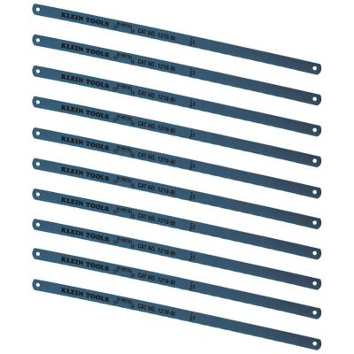 KLE1218BIP image(0) - Klein Tools Bi-Metal Blades, 18 TPI, 12-Inch, 10-Pack