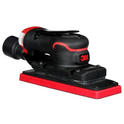 MMM33796 image(0) - 3M Pneumatic Precision Orbital Sheet Sander 33796, 70 mm x 198 mm, Vacuum-Ready, 1/Case