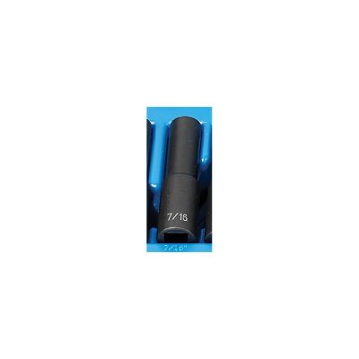 GRE2114D image(1) - Grey Pneumatic 1/2" Drive x 7/16" Deep - 12 Point Socket