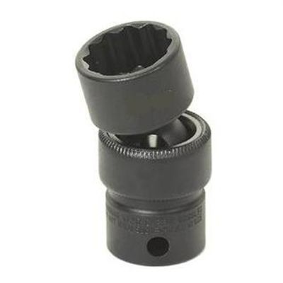 GRE1118U image(0) - Grey Pneumatic 3/8" Drive x 9/16" Standard Universal- 12 Point Socket - Black