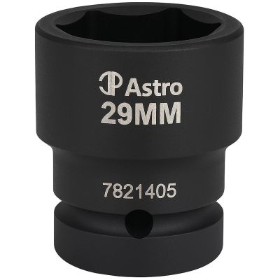 AST7821405 image(0) - Astro Pneumatic 29mm 1/2 Inch Drive Low Profile Nano Impact Socket