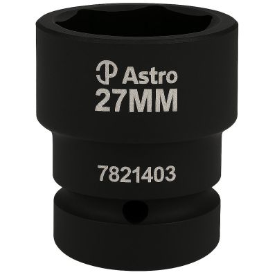 AST7821403 image(0) - Astro Pneumatic 27mm 1/2 Inch Drive Low Profile Nano Impact Socket