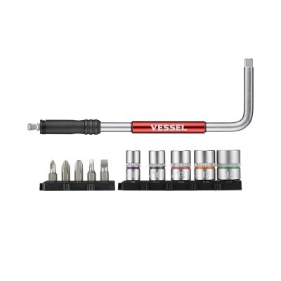 VESSLH21U image(0) - Vessel Tools 2 Way -Speed L Handle, 11pc Set