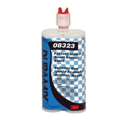 MMM8323 image(0) - 3M 8323 Factory-Match Seam Sealer, 200 mL Cartridge, Liquid, Black/Amber, 10 to 15 min Application, 30 min Curing