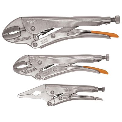 KASLNG901 image(0) - Lang Tools (Kastar) 3pc Common Locking Pliers Set