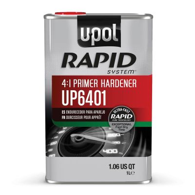 UPO6401 image(0) - U Pol Products RAPID SYSTEM UP6401 Primer Hardener, 1 L Tin, Clear, Liquid
