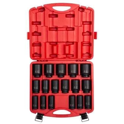 SUN4685 image(0) - SUNEX 3/4" Drive 17 Piece SAE Deep Impact Socket Set