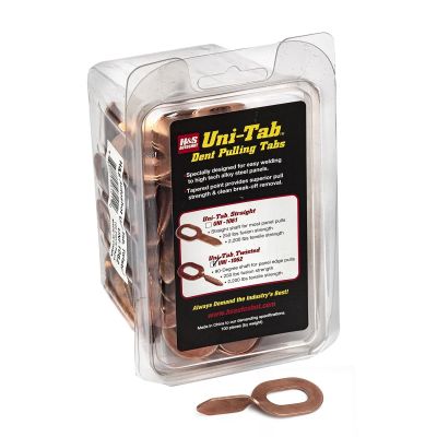 HSA1062 image(0) - H&S AutoShot UNI-1062 Weld Pull Key Steel, Twisted 90° Copper-Flash (100-pack)