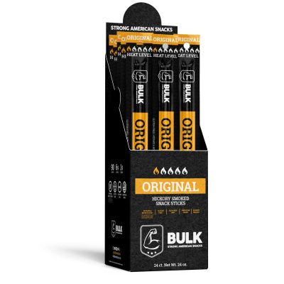 BLOISN-OGST-124 image(0) - BULK Jerky Original Meat Sticks -  24 ounce package (24 - 1 ounce Meat Sticks in a Package)