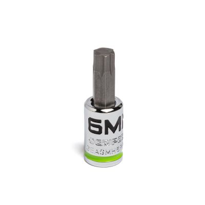 GETGEASMH6RPT image(0) - Grip Edge Tools 6mm 1/4" Dr Short RPT Hex Bit Socket
