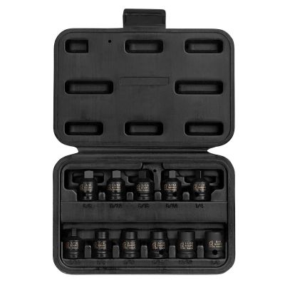 SUN3841 image(0) - SUNEX 3/8" DR. PIPE PLUG SOCKET, 11 PC.