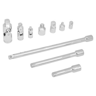 WLMW30938 image(0) - Wilmar Corp. / Performance Tool 10 pc. Drive Accessory Set