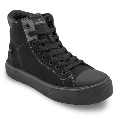 FSIAW4004-14EE image(0) - AIRWALK AMP Mid Soft Toe - Men's - SFT|EH|SR|SF - Black / Forged Iron - Size: 14 - EE - (Extra Wide)