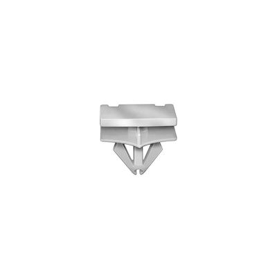 AVC20952 image(0) - AUVECO 20952 Rocker Panel Molding Clip, (9/16 x 23/32 in Top x 23/32 x 3/4 in Bottom) Head, Nylon, White