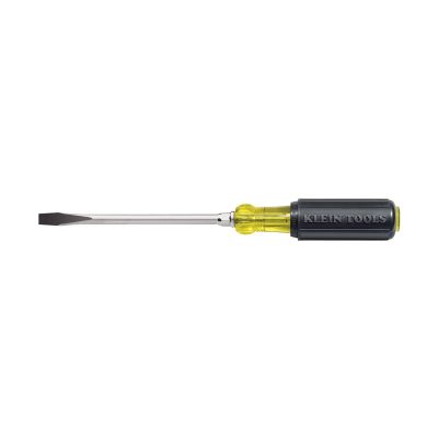 KLE602-10 image(0) - Klein Tools Screwdriver, Cushn-Grip 3/8"x10"