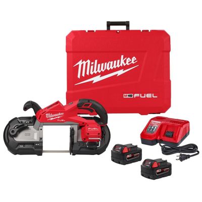 MLW2929-22 image(0) - Milwaukee Tool M18 Fuel Deep Cut Band Saw Kit