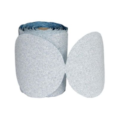NOR40508 image(0) - Norton Dryice 40508 A975 Series Non-Vacuum Sanding Disc Roll, 6 in, P180 Grit, Ceramic Alumina, PSA Attachment