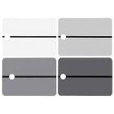 CTW9315-25 image(0) - CTW International Metal Spray Samples - Black Stripe on WHITE, 25 pcs per box