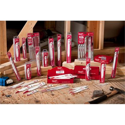 MLW48-01-2036 image(2) - Milwaukee Tool 9" 5 TPI Wood Cutting Sawzall Blades Bulk 25