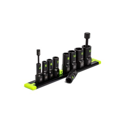 GETXAM9S image(1) - Grip Edge Tools 9-PC 1/4" Drive Metric RPT Socket Extractor set (Standard Length)