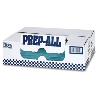 MDI95014 image(0) - MDI Prep-All 95014 Flat Supreme Towel, 12 x 14 in, 250, Creped Spunlace, Blue, Flat