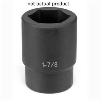 GRE5096R image(0) - Grey Pneumatic #5 Spline x 3" Standard Socket