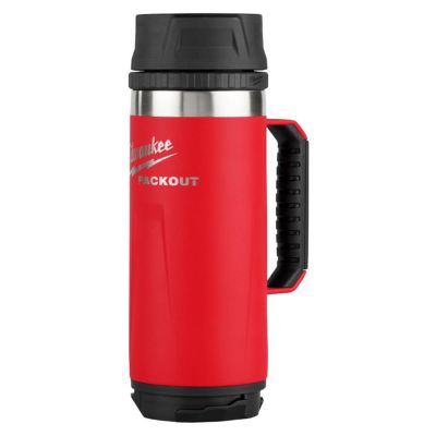 MLW48-22-8394R image(0) - Milwaukee Tool PACKOUT™ 18oz Insulated Mug with Sip Lid - Red
