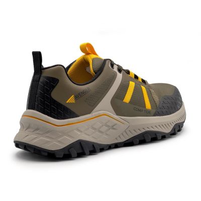 FSIA1222-9M image(1) - Avenger Work Boots AERO Trail - Men's  Low Top Shoe - Composite Toe - CT |EH |SR - Olive / Yellow - Size: 9 - D - (Regular)