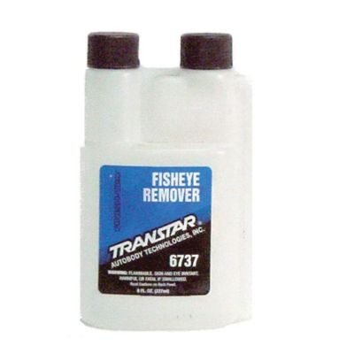 TRP6737 image(0) - Transtar Autobody Products 6737 Fisheye Remover, 8 oz Twin Neck Bottle, Clear