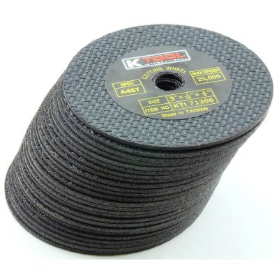 KTI71300 image(0) - K Tool International Cut-Off Wheel 3 Inch x 1/16 Inch 50/Pack