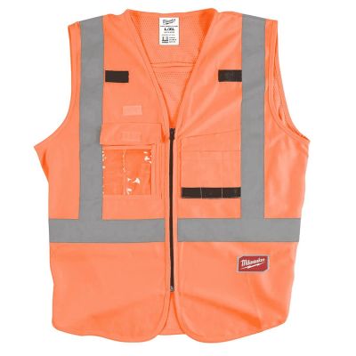 MLW48-73-5073 image(0) - Milwaukee Tool Hi Vis Org Sfty Vest-XXL/XXXL (CSA)