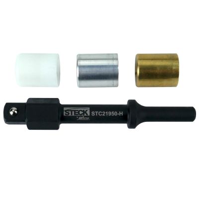 STC21950 image(0) - Steck Manufacturing by Milton 4-Piece Air Hammer Punch Set With Interchangeable Tips Non-Marring with Ball Retainer for Strong Impact Socket Connectivity