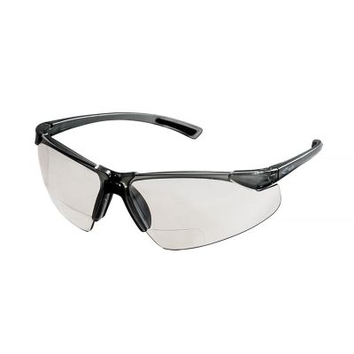 SRWS74202 image(0) - Sellstrom Safety Glasses - XM340RX Series - Clear Lens - Smoke/Smoke Frame - Hard Coated - 1.0 Magnification