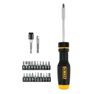 DWTDWHT68003 image(0) - DeWalt 23 Piece MAXFIT Ratcheting Multi Bit Screwdriver Set